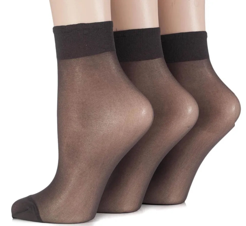 Soft Silky Smooth Sheer Anklet Socks