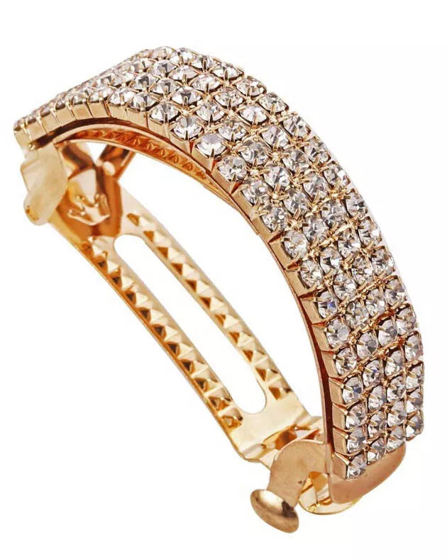 Diamante Semi circle ponytail holder