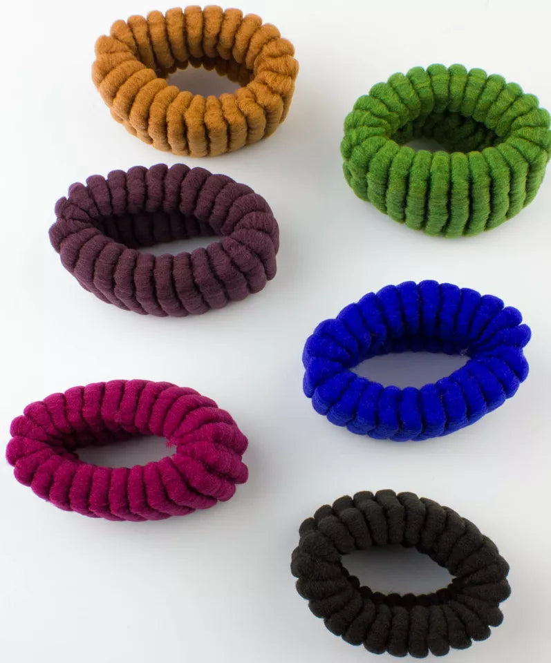 Thick chunky Donuts scrunchies