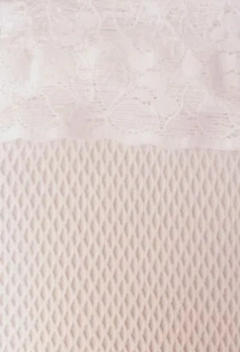 Fishnet holdups Silicon Lace Top Stocking