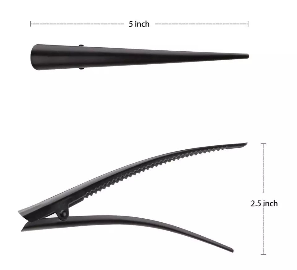 4 pcs Large alligator claw beak clip