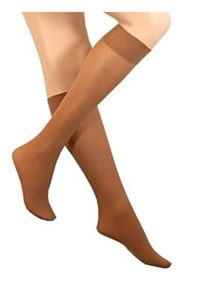 3 pair soft Opaque Knee High Socks