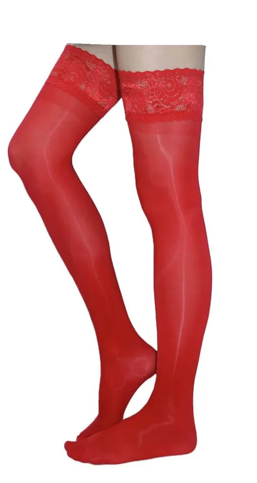 Lace Top Sheer Holdups Stocking for women