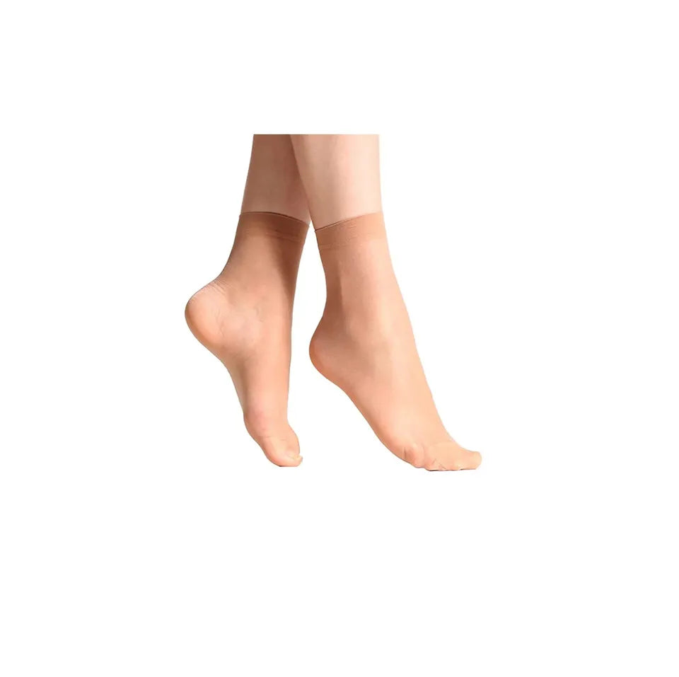 Glossy Sheer Anklet Socks