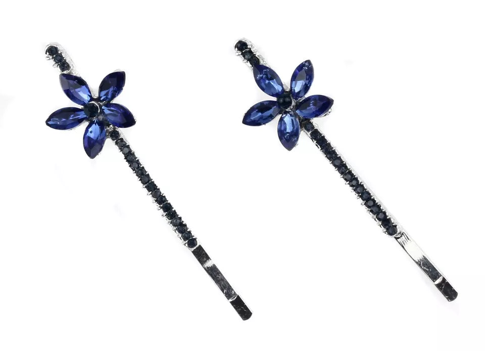 Slides with a dazzling diamante, hairpin clips, grips, and a crystal