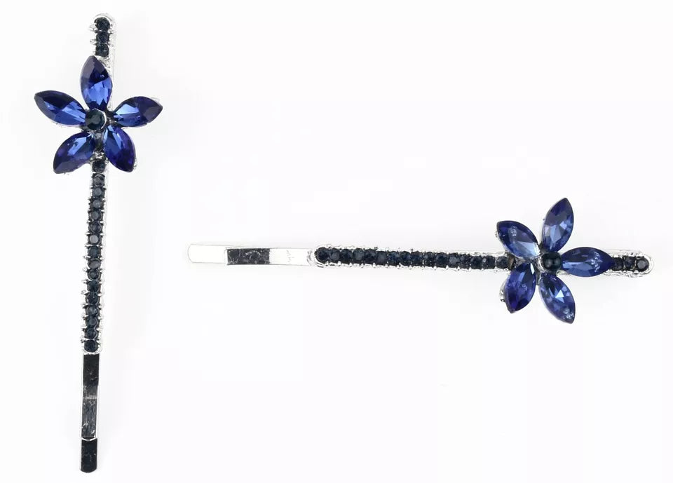 Slides with a dazzling diamante, hairpin clips, grips, and a crystal