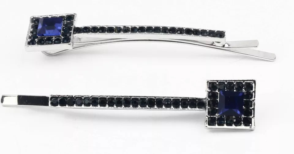 Slides with a dazzling diamante, hairpin clips, grips, and a crystal