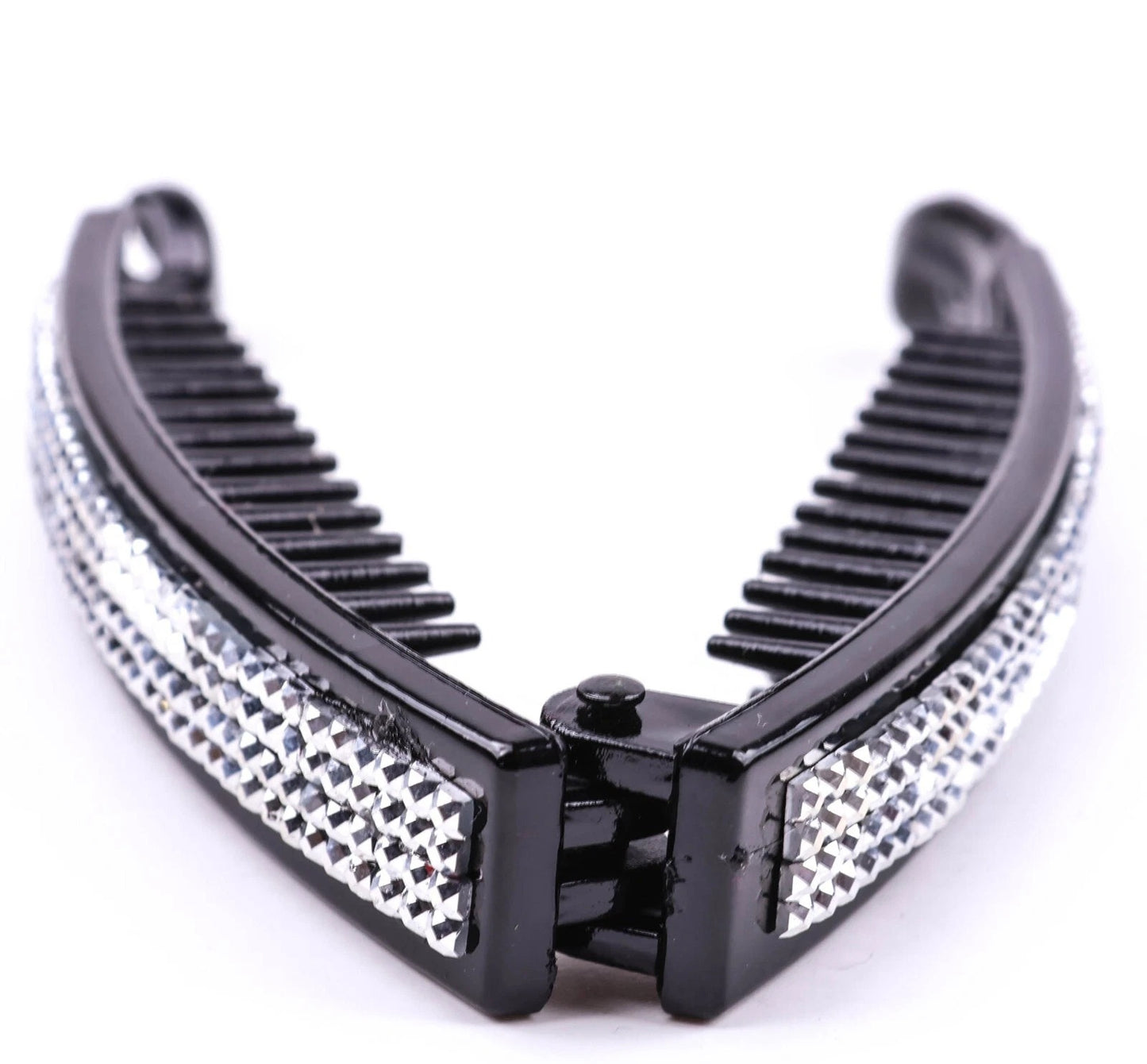 Mini Banana Hair Clip Small Ponytail Holder Ring Comb Plastic Hair Clip for Women