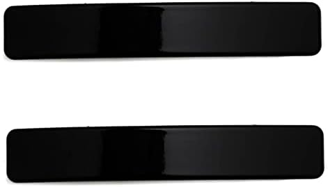 Small Slim French Barrette Hair Clips Rectangle Slide for Women Girls Thin Hair (Tortoise Shell) (Pack of 2)