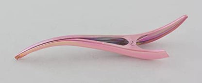 S Shape Metal Hair Grip for Women. Large Beak Hair Clips Concord Flamingo Alligator Clips Curved (Pack of 2)