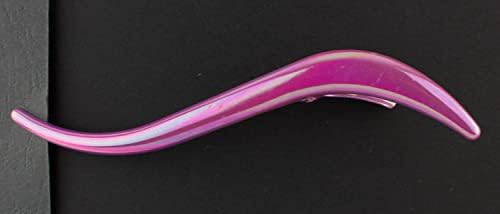 S Shape Metal Hair Grip for Women. Large Beak Hair Clips Concord Flamingo Alligator Clips Curved (Pack of 2)