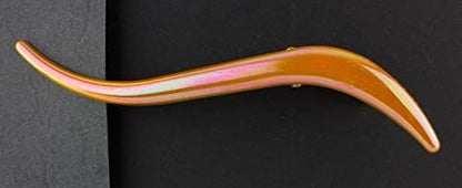 S Shape Metal Hair Grip for Women. Large Beak Hair Clips Concord Flamingo Alligator Clips Curved (Pack of 2)