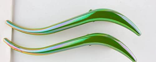 S Shape Metal Hair Grip for Women. Large Beak Hair Clips Concord Flamingo Alligator Clips Curved (Pack of 2)
