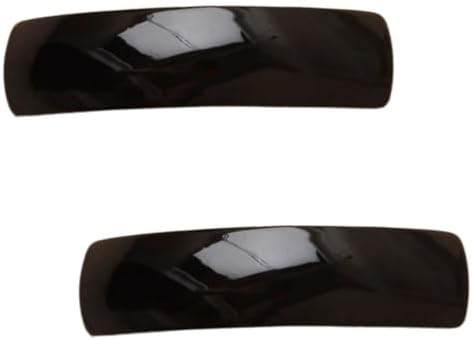 Small Slim French Barrette Hair Clips Rectangle Slide for Women Girls Thin Hair (Tortoise Shell) (Pack of 2)