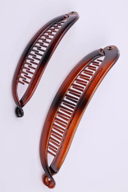 Banana Hair Clip, Long Non Slip Ponytail Holder Plastic French Style Hair Comb (Size: 11 CM / 15CM)