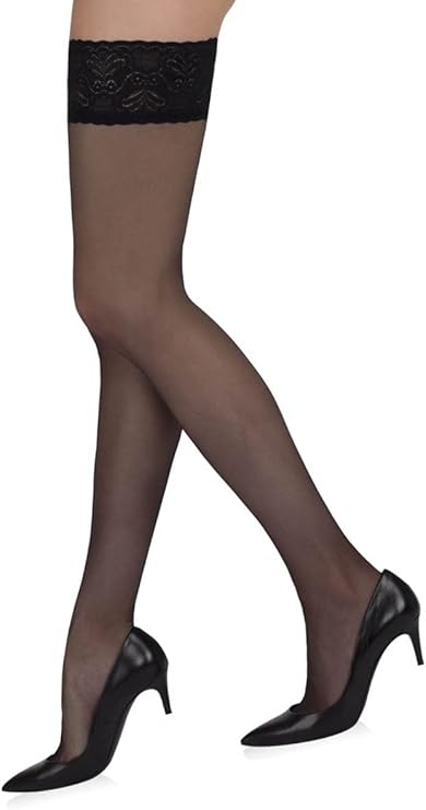 Lace Top Sheer Holdups Stocking for women