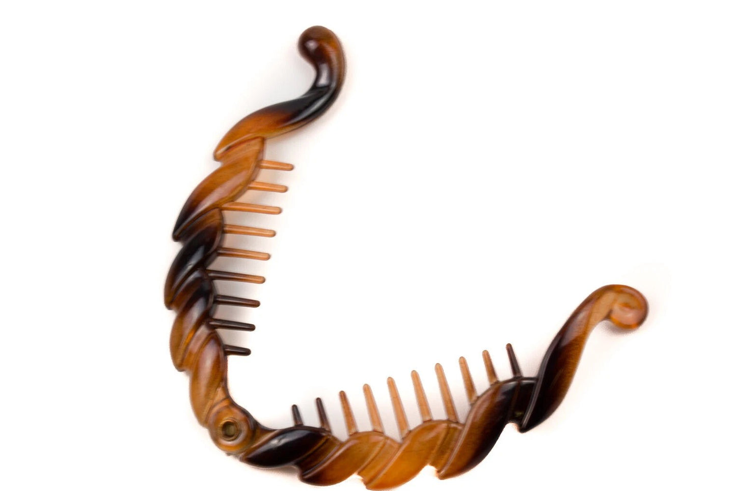 Mini Banana Hair Clip Small Ponytail Holder Ring Comb Plastic Hair Clip for Women