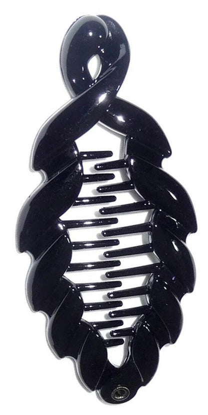 Mini Banana Hair Clip Small Ponytail Holder Ring Comb Plastic Hair Clip for Women