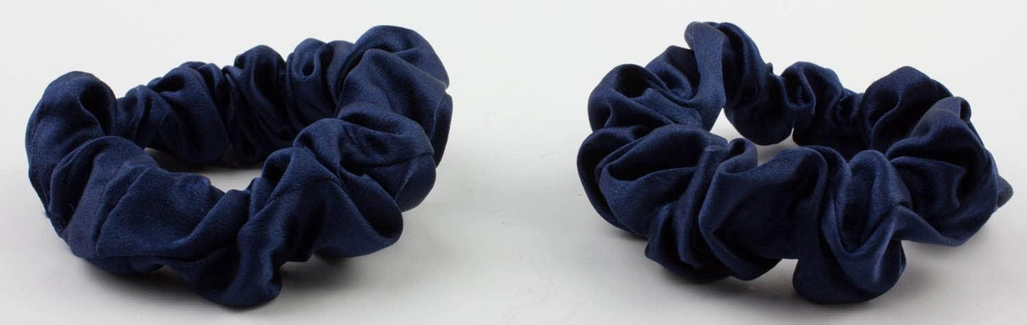 2pcs pure silk small scrunchies