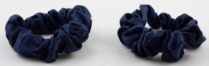 2pcs pure silk small scrunchies