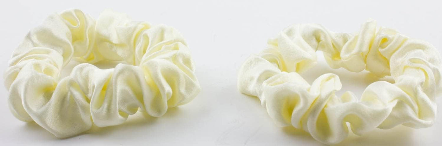 2pcs pure silk small scrunchies