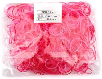 500pcs Mini hair elastic bands