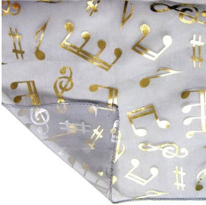 musical notes Lightweight scarf