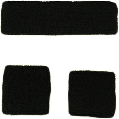 Sweatbands Headband Wristband Set