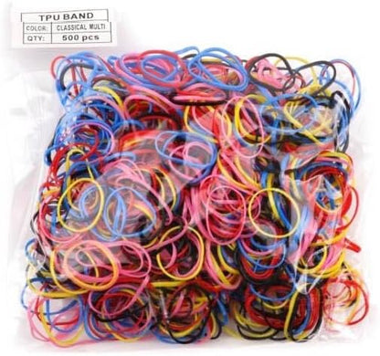500pcs Mini hair elastic bands
