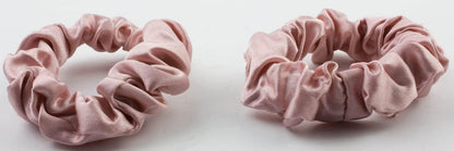 2pcs pure silk small scrunchies