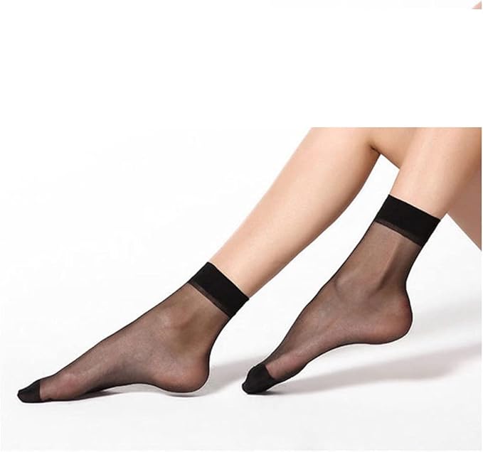 Glossy Sheer Anklet Socks