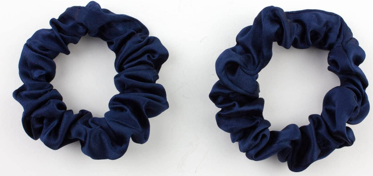 2pcs pure silk small scrunchies