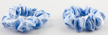 2pcs pure silk small scrunchies