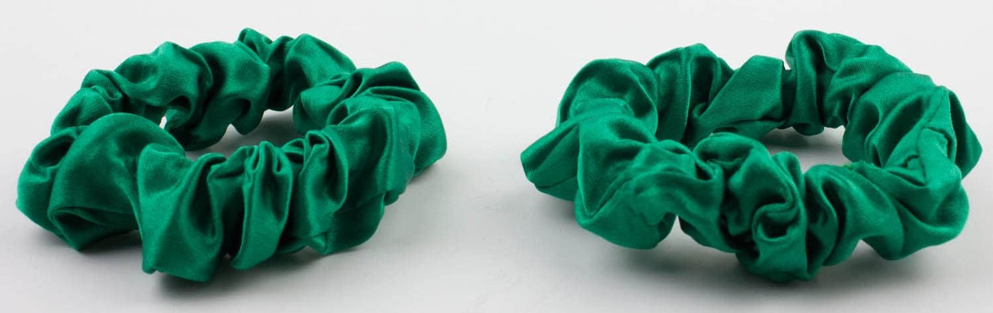 2pcs pure silk small scrunchies