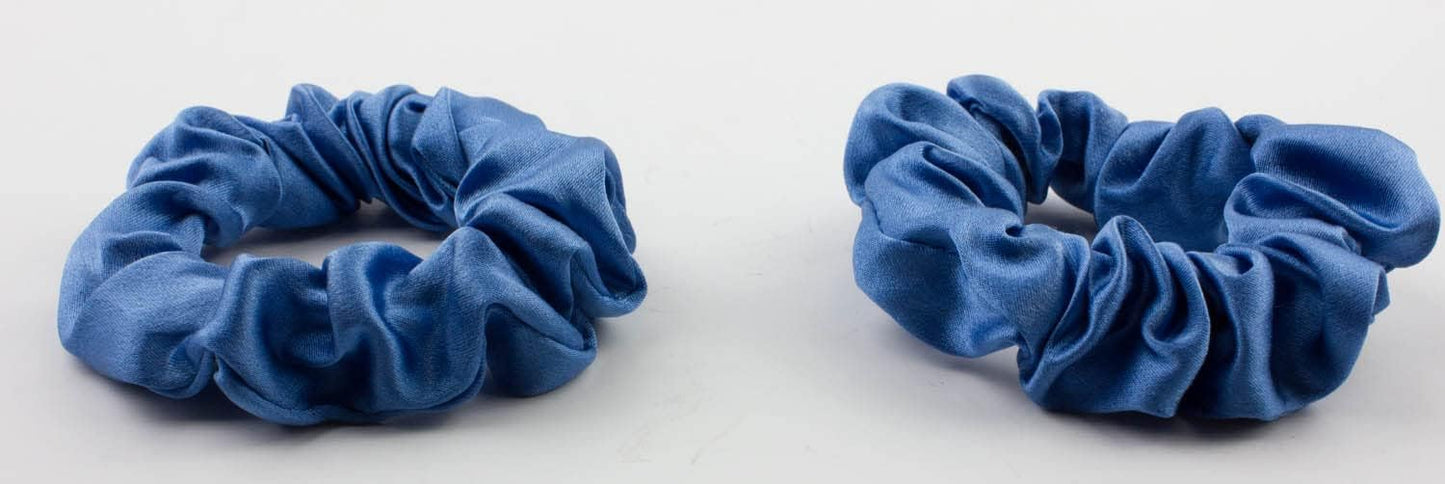 2pcs pure silk small scrunchies
