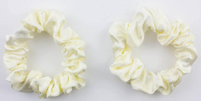 2pcs pure silk small scrunchies