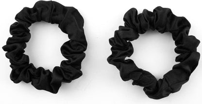 2pcs pure silk small scrunchies