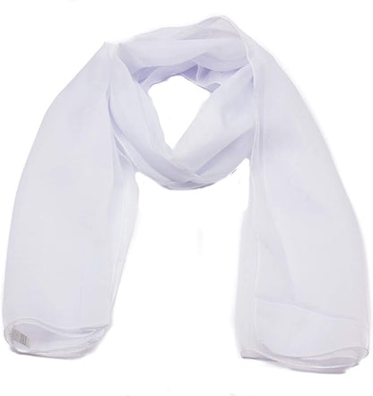 Classy plain chiffon scarf