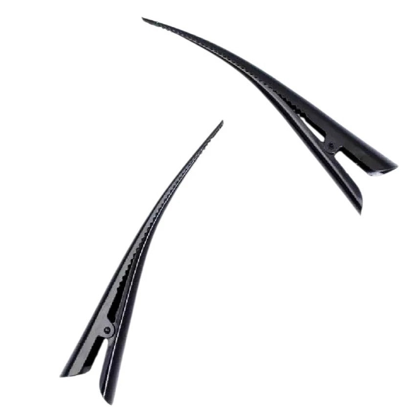 Large Metal Beak Hair Clip Concorde Pelican Clip with Crystals Glitter for Women Hair Styling