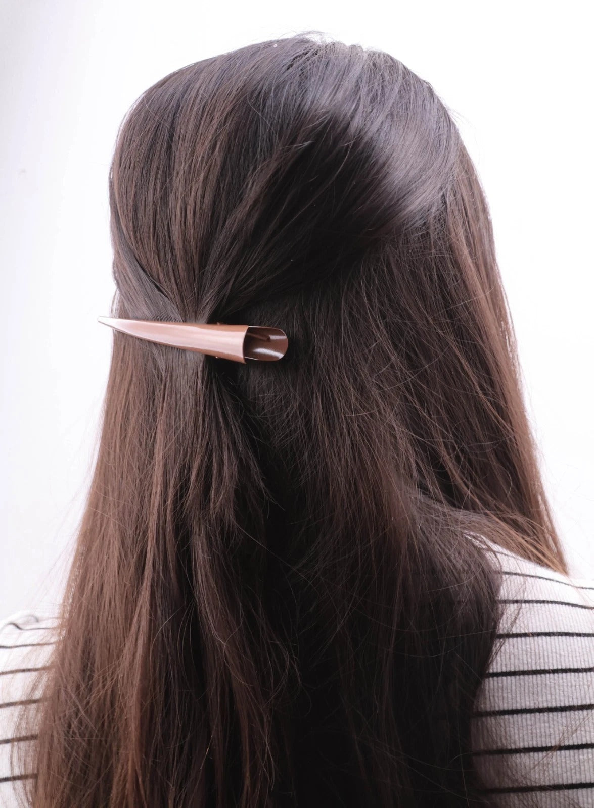 Large Metal Beak Hair Clip Concorde Pelican Clip with Crystals Glitter for Women Hair Styling