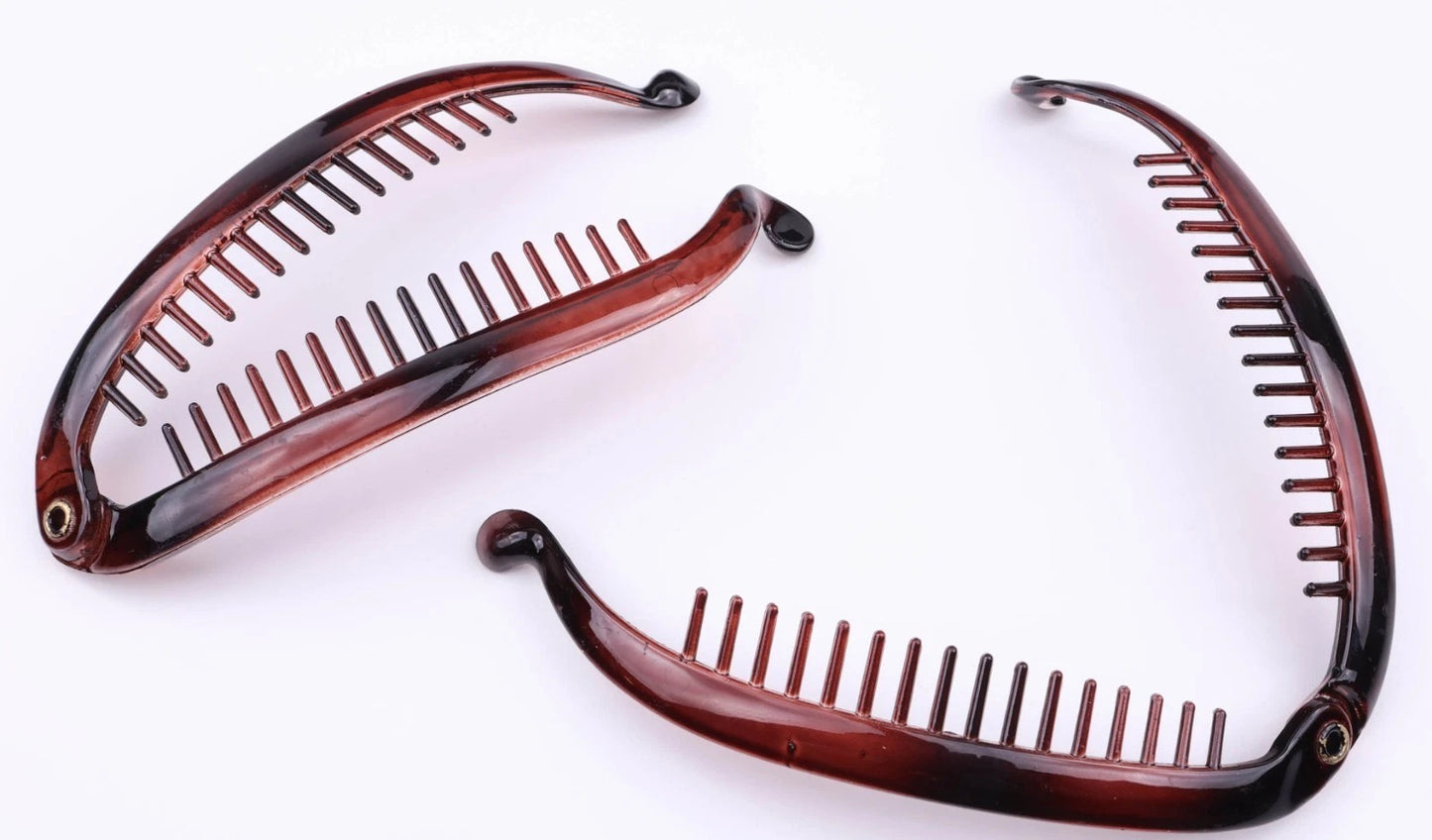 Banana Hair Clip, Long Non Slip Ponytail Holder Plastic French Style Hair Comb (Size: 11 CM / 15CM)