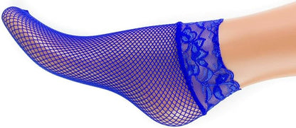 Fishnet ankle Socks Lace top