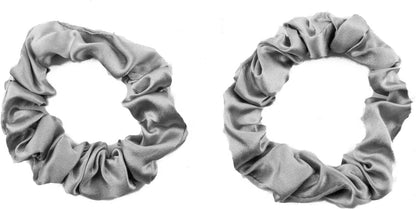 2pcs pure silk small scrunchies