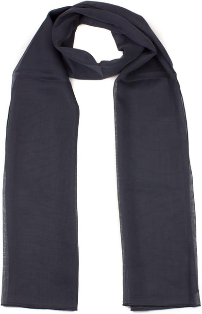 Classy plain chiffon scarf