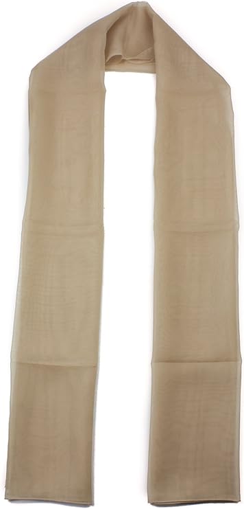 Classy plain chiffon scarf