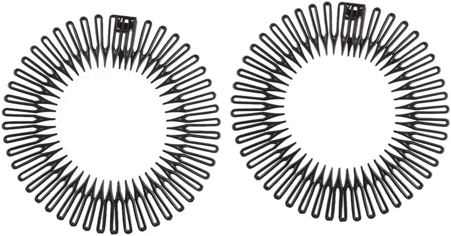 2pcs Flexy Headband Zig Zag Comb