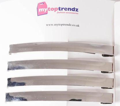 4pcs Single Bar Barrettes