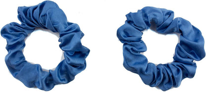 2pcs pure silk small scrunchies