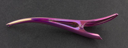 Pack of 2 Large Lilac Beak Hair Clips Long Concord Flamingo Alligator Clips Curved S Shape Metal Hair Grip for Women Updo Styling