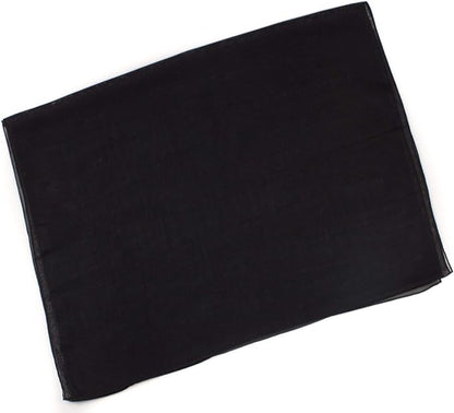 Classy plain chiffon scarf
